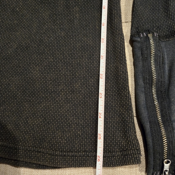 Free People zipper cuff thermal small black - Picture 4 of 7